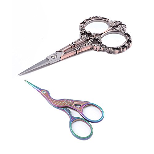 BIHRTC Vintage Plum Blossom Scissors