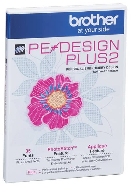 PE Design Plus 2 Personal Embroidery Design Software System