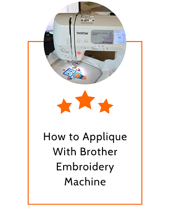 How to Applique With Brother Embroidery Machine