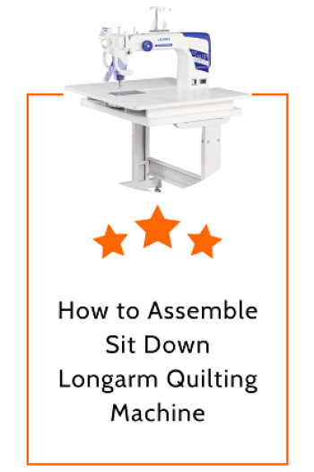 How to Assemble Sit Down Longarm Quilting Machine