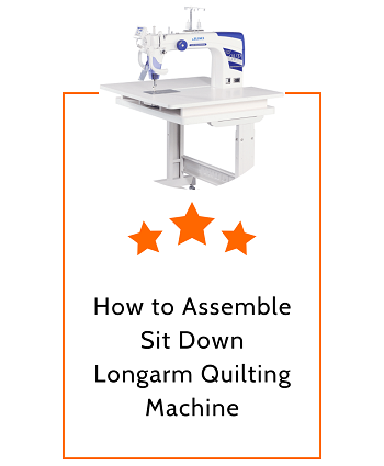 How to Assemble Sit Down Longarm Quilting Machine