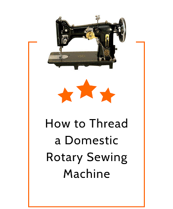 How to Thread a Domestic Rotary Sewing Machine