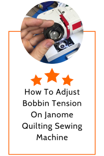 How To Adjust Bobbin Tension On Janome Quilting Sewing Machine