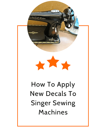 How To Apply New Decals To Singer Sewing Machines