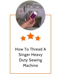 how to thread the bottom of a singer heavy duty sewing machine