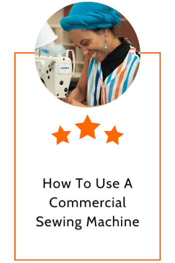 How To Use A Commercial Sewing Machine