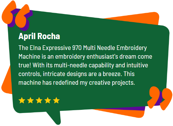 Elna Expressive 970 Multi Needle customer review